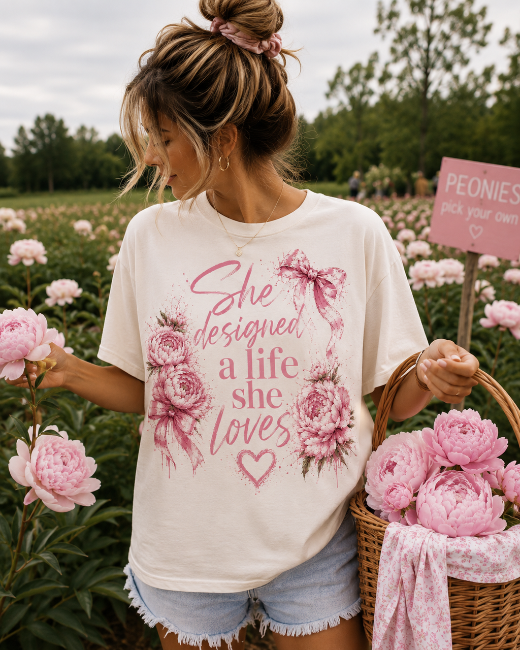 She Designed a Life She Loves Tee